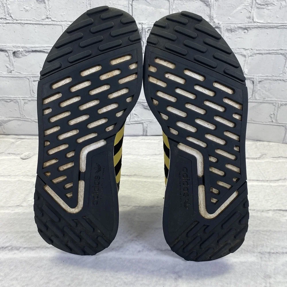 Adidas Originals Multix J Athletic Shoes Men's Size 7 Black Gold Metallic Q47130